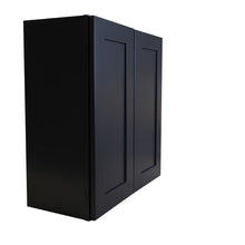 Load image into Gallery viewer, Charcoal Black Shaker 30"H Double Doors Wall Cabinets