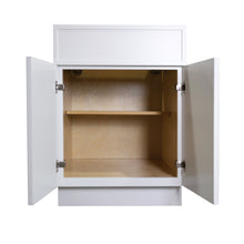 Load image into Gallery viewer, Newtown Origami White Single Drawer Double Doors Bases