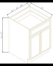 Load image into Gallery viewer, Newtown Origami White Single Drawer Double Doors Bases