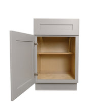Load image into Gallery viewer, Shaker Gray Finish Single Door Single Drawer Bases