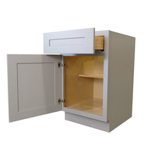 Load image into Gallery viewer, Shaker Gray Finish Single Door Single Drawer Bases