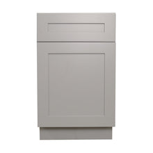 Load image into Gallery viewer, Shaker Gray Finish Single Door Single Drawer Bases