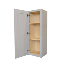 Load image into Gallery viewer, Shaker Gray Finish 30" H Single Door Wall Cabinets