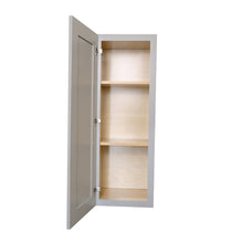 Load image into Gallery viewer, Shaker Gray Finish 30" H Single Door Wall Cabinets