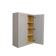 Load image into Gallery viewer, Shaker Gray Finish 42"H Double Doors Wall Cabinets