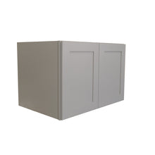 Load image into Gallery viewer, Shaker Gray Finish 24"H Double Doors Wall Cabinets