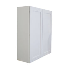 Load image into Gallery viewer, Shaker White 30" H Double Doors Wall Cabinets