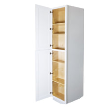 Load image into Gallery viewer, Shaker White 24"D Single door Wall Pantries