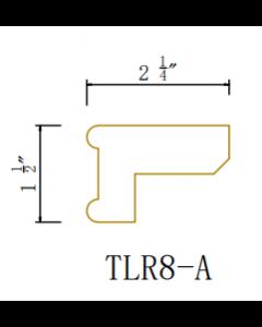 Charcoal Black Shaker Traditional Light Rail Molding