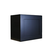 Load image into Gallery viewer, Charcoal Black Shaker 18&quot;H Single Door Wall Cabinets
