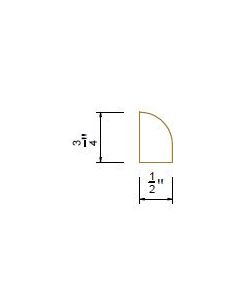 Classic Chocolate Quarter Round Molding