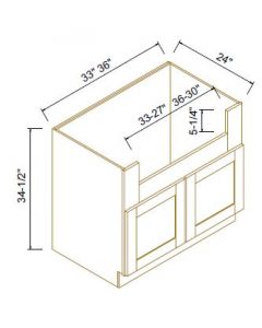 Classic White Farm Sink Bases