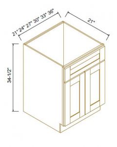 Classic White Vanity Sink Bases