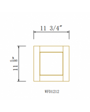 Load image into Gallery viewer, Classic White 12&quot; H Wall Deco Door Panel - Sample Door
