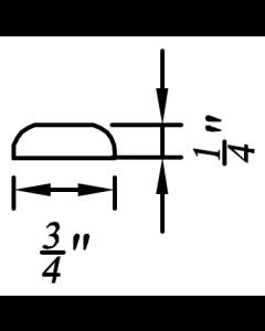 Inset Origami White Batten Molding