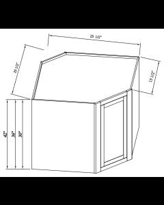 Inset Origami White 25