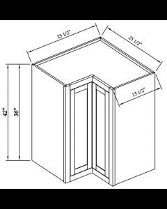 Inset Origami White Easy Reach Wall Cabinets