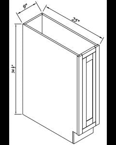 Inset Truffle Brown Single Door Tray Base