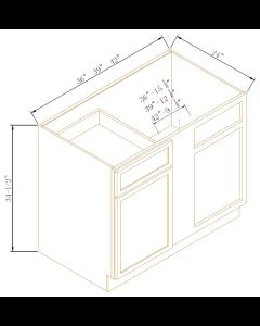 Newtown Charcoal Black Blind Corner Bases