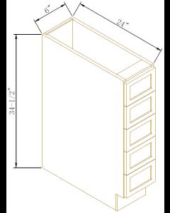 Newtown Charcoal Black Spice Drawer Base