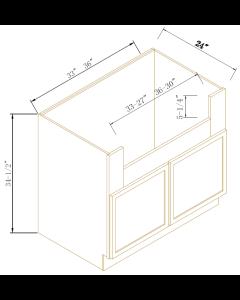 Newtown Charcoal Black Farm Sink Bases