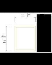 Load image into Gallery viewer, Newtown Charcoal Black 18&quot;H Wall Deco Door Panel - Sample Door
