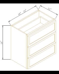 Newtown Jade Green Vanity Wall Drawer Cabinets