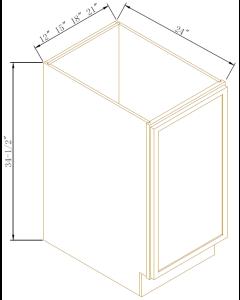 Newtown Jade Green Full Height Door Bases-1Door