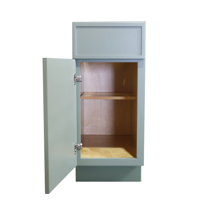 Newtown Jade Green Single Door Single Drawer Bases