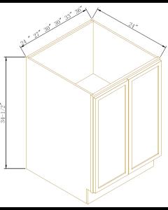 Newtown Jade Green Full Height Door Bases-2Doors