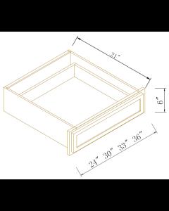 Newtown Origami White Knee Drawers