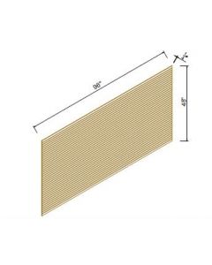 Shaker Gray Finish Beaded Plywood Finish Panel