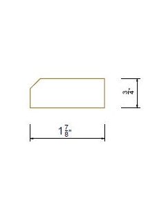 Shaker Gray Finish Countertop Molding