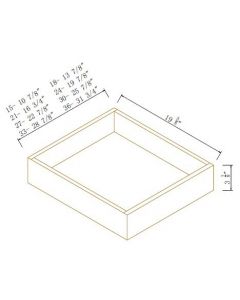 Shaker Gray Finish Roll Out Drawer Inserts – Plywell Cabinetry