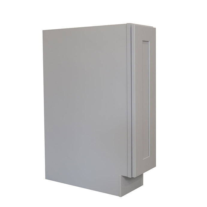 Shaker Gray Finish Single Door Tray Base