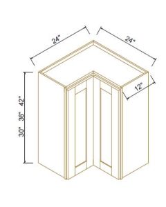 Shaker Jade Green Easy Reach Wall Cabinets