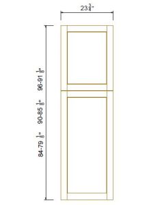 Shaker Natural Wood 24