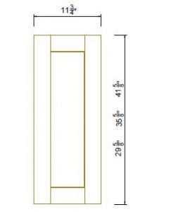 Shaker Natural Wood Wall Decorative Panels