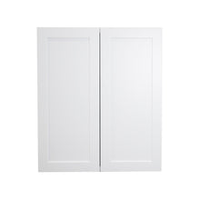 Load image into Gallery viewer, Shaker White 30" H Double Doors Wall Cabinets
