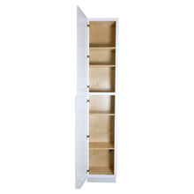 Load image into Gallery viewer, Shaker White 24&quot;D Single door Wall Pantries

