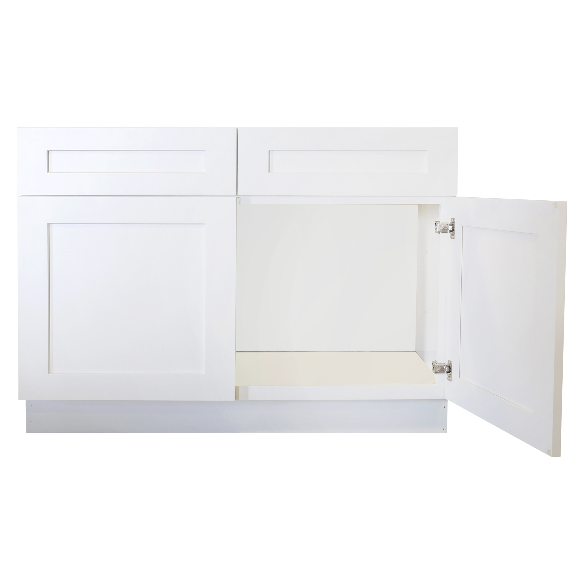 Ready to Assemble 36x34.5x24 in. Shaker Sink Base Cabinet with 2 Doors in White