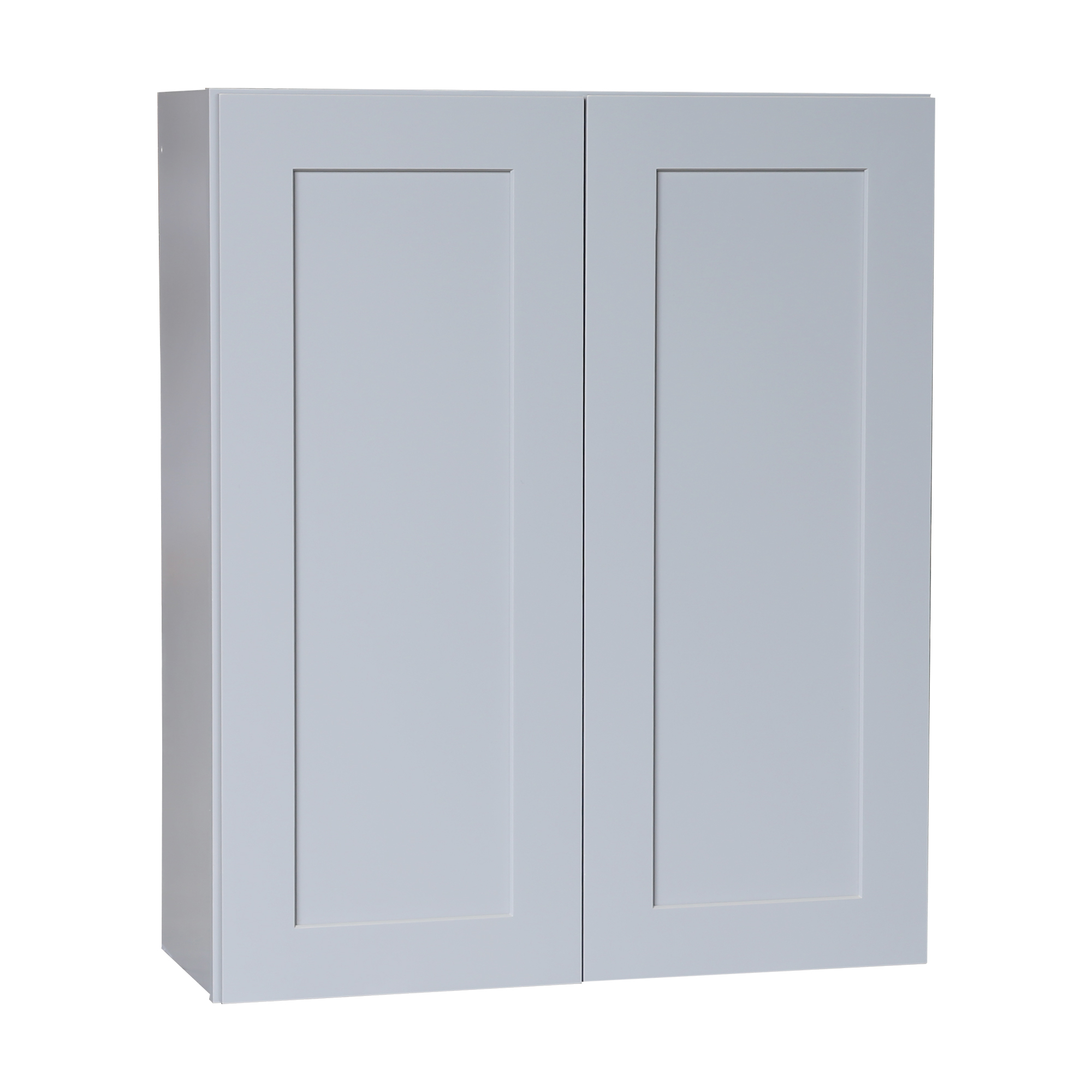 Ready to Assemble 24x21x12 in. Shaker High Double Door Wall Cabinet in Gray