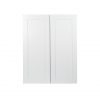 Ready to Assemble 24x36x12 in. Wall Cabinets with 2 Doors and 2 Adjustable Shelves in Shake White