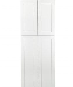 Ready to Assemble 30Wx90Hx24D in. Shaker WALL PANTRY-4 DOORS in White