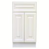 AWxSB24-CY   Ready to Assemble 24x34.5x24 in.  Sink Base Cabinet with 2 Doors inAntique White