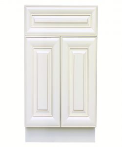 AWxSB24-CY   Ready to Assemble 24x34.5x24 in.  Sink Base Cabinet with 2 Doors inAntique White