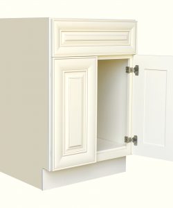 AWxB30   Ready to Assemble 30Wx34.5Hx24D in.  Base Cabinet with 2 Door and 2 Drawer inAntique White