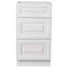 AWxVDB182134-3   Ready to Assemble 18Wx34.5Hx21D in.  VANITY DRAWER BASE-3 DRAWERS inAntique White