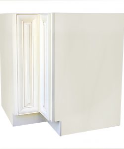 AWxLS3312   Ready to Assemble 33Wx34.5Hx33D in.  BASE LAZY SUSAN-2 DOORS inAntique White