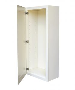AWxW0936   Ready to Assemble 9x36x12 in.  Wall Cabinet with 1-Door and Adjustable Shelves inAntique White